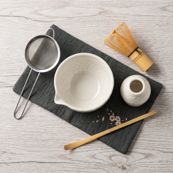 Matcha set 4Barista (white) – комплект от керамика за приготвяне на чай мача 