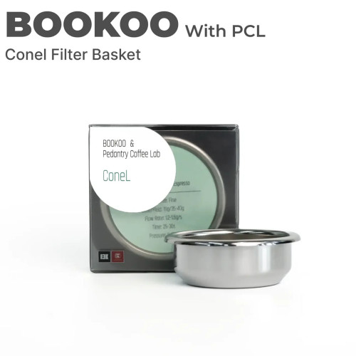 BooKoo × PCL Espresso Filter Basket 58mm - ConeL