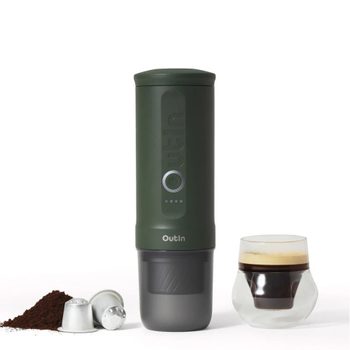 OutIn Nano 2 (Forest green) - кафемашина за пътуване
