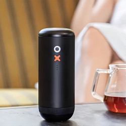 Timemore × Nuttii OX Lite – преносима електрическа кафемелачка (черна)