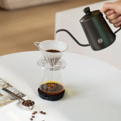 Timemore Black Mirror DOT (black) – компактна barista везна с bluetooth